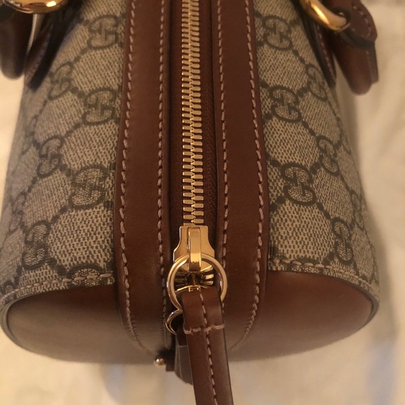 SOLD Gucci GG canvas Boston bag - Picture 9 of 15